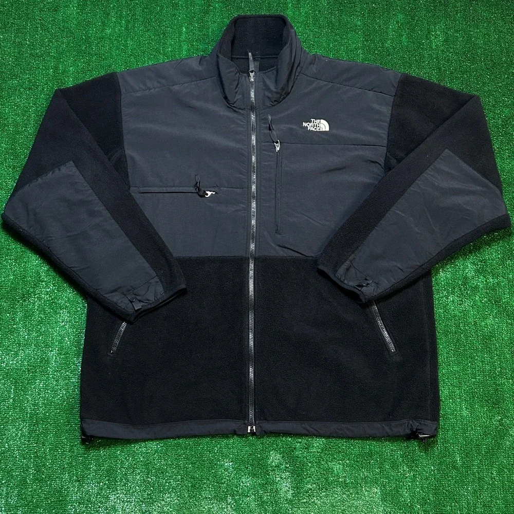 The North Face Denali Fleece Jacket Full Zip Polartec Black XXL